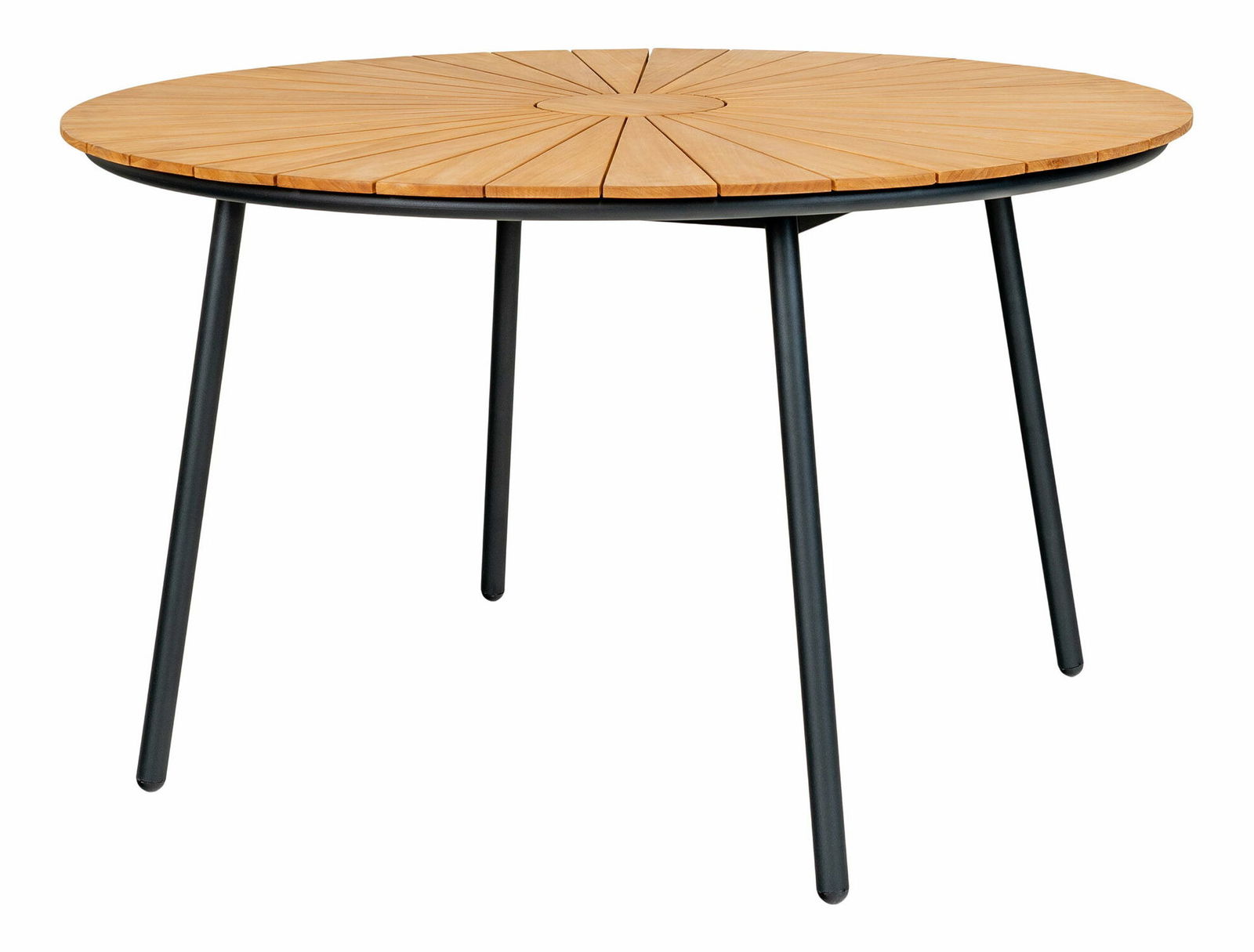 Zahradní stůl Canvoria 5 (přírodní + černá)