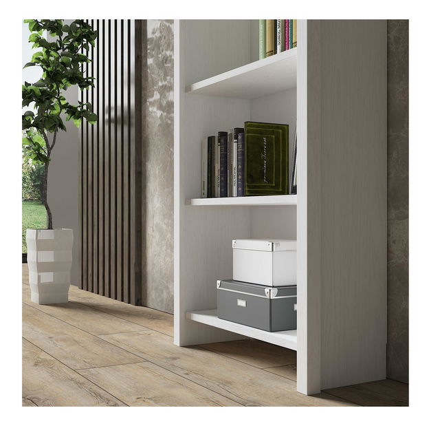 Regál Franc 7 (bílé dřevo)