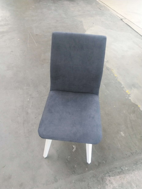 Židle Tokir II (bílá + modrošedá) *bazar