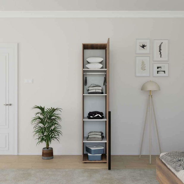 Policová skříň Gordorella 1 (ořech)