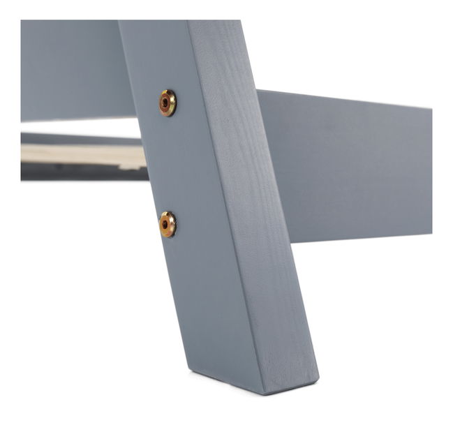 Jednolůžková postel 90 cm Gross (šedá)