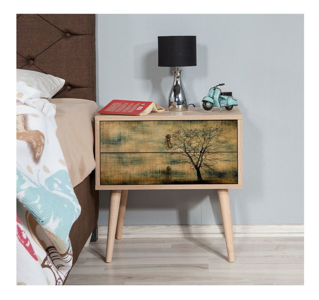 Noční stolek Sopatu 2 (dub sonoma)