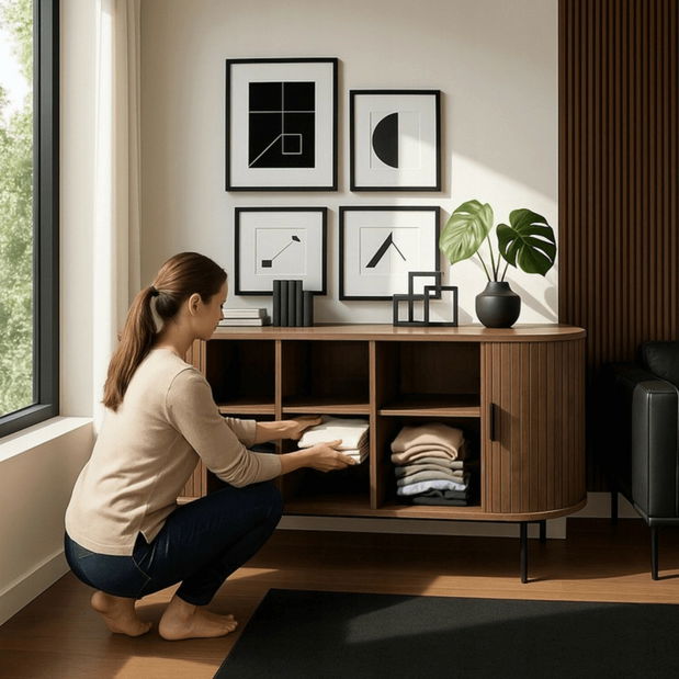 Skříňka Trisha 180 (ořech)