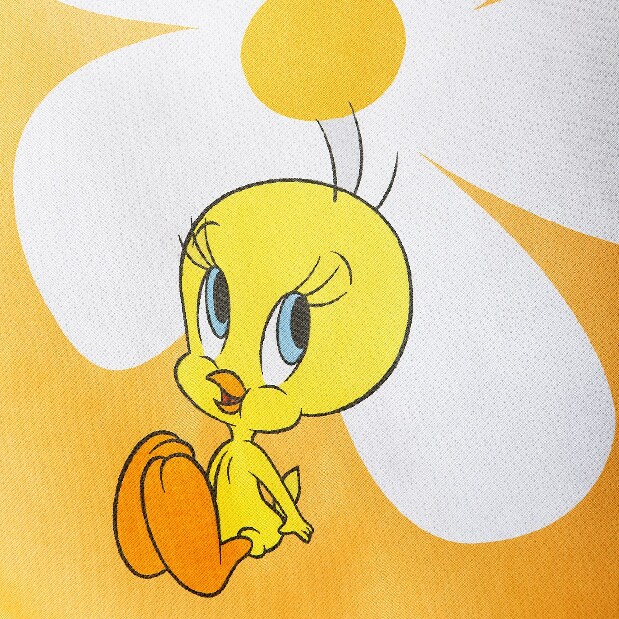 Závěs 350x160 cm Tweety (oranžová)