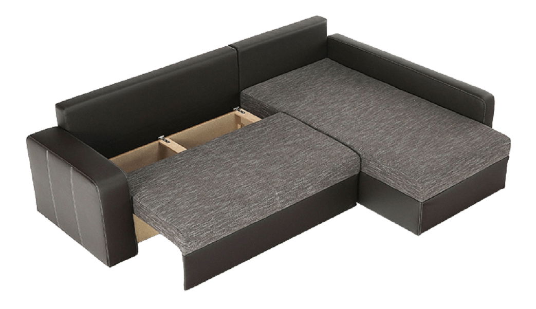 Rohová sedací souprava Manter hnědá (P)