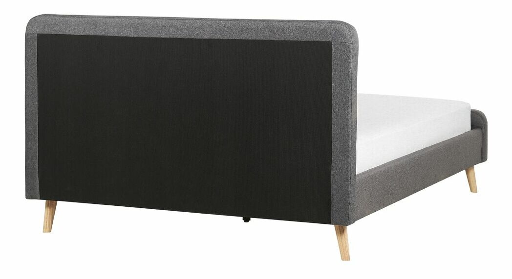 Manželská postel 160 cm Renza (šedá) (s roštem)