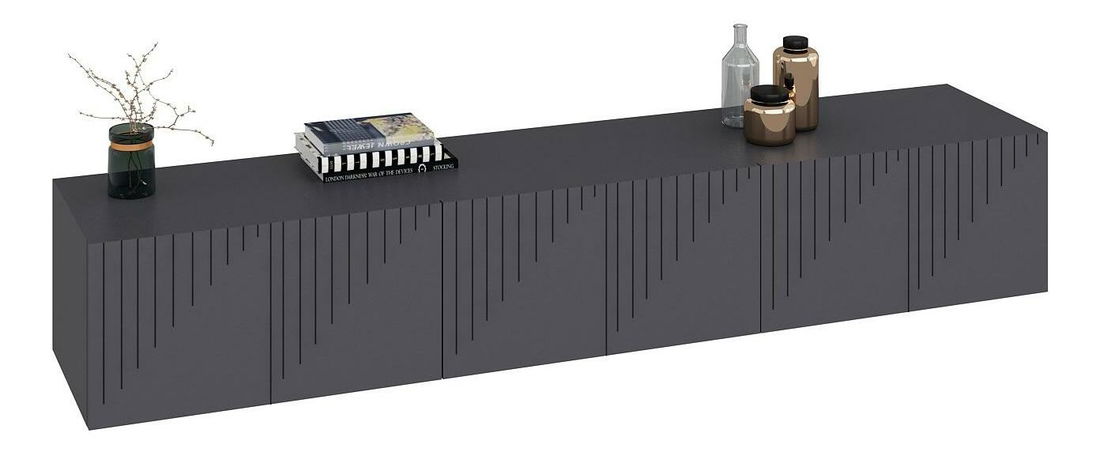 TV stolek/skříňka Kebati 3 (antracit)