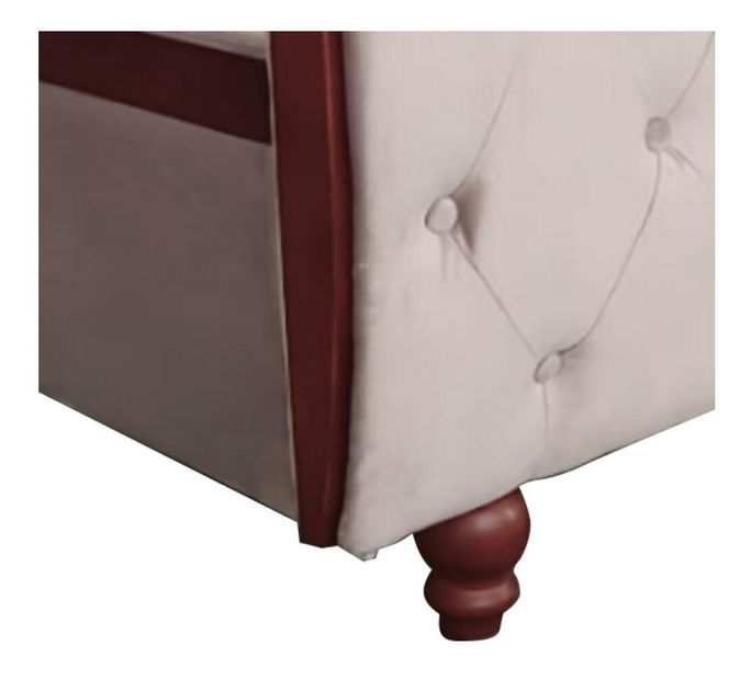 Manželská postel 180x200 cm Bretto (šedohnědá)Taupe Velvet látka)