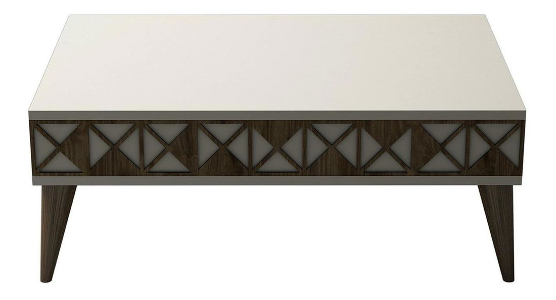 Konferenční stolek Loop (krémová)