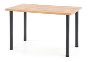 Jídelní stůl Maxom (dub wotan + černá) (pro 4 osoby)