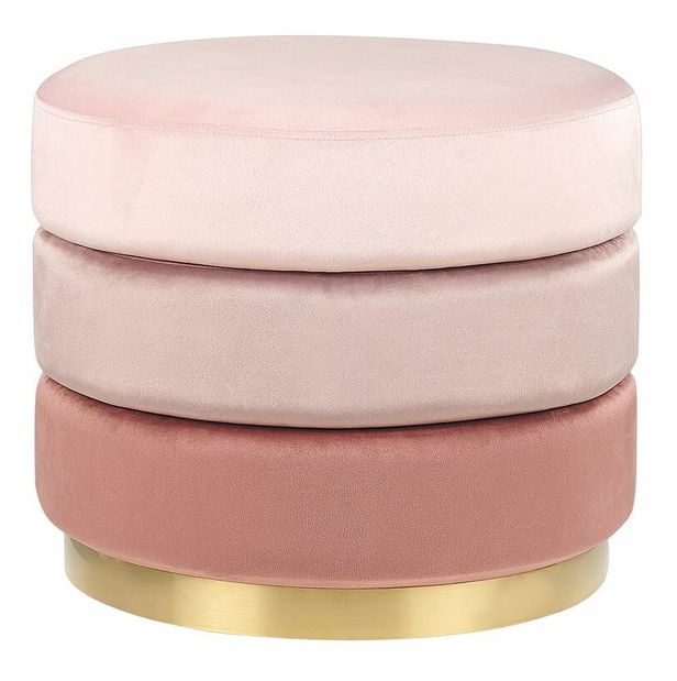 Taburetka Louza (růžová)