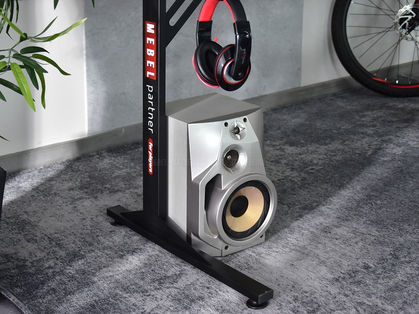 PC stolek Matts 160 (bílá + černá)