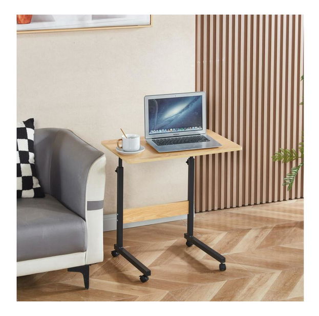 PC stolek Justicia (dub + černá)