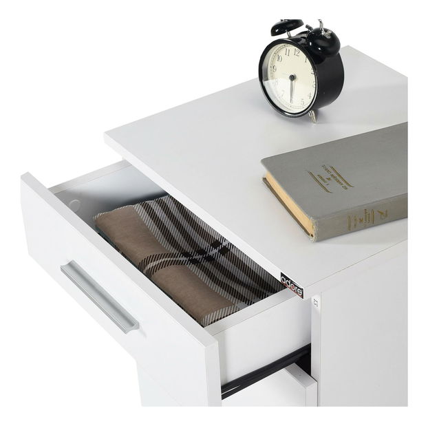 Noční stolek Kiran 4 (bílá)