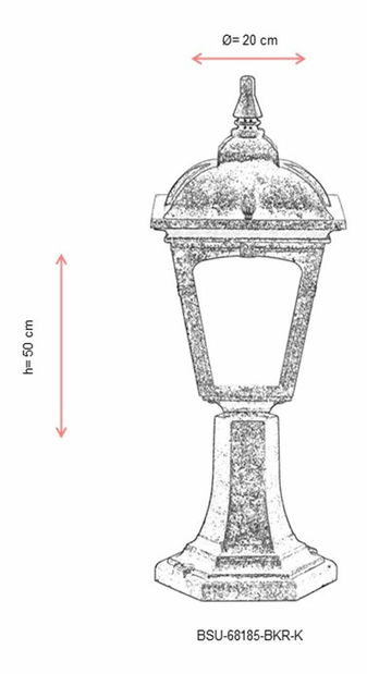 Venkovní nástěnné svítidlo Becca (hnědá)