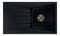 Kuchyňský dřez Ragod (černá + textura) (s 1 otvorem pro baterii) (L)