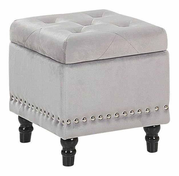 Taburetka LARIO (světle šedá) (s úl. prostorem)