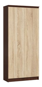 Policová skříň Rainer II (wenge + dub sonoma)