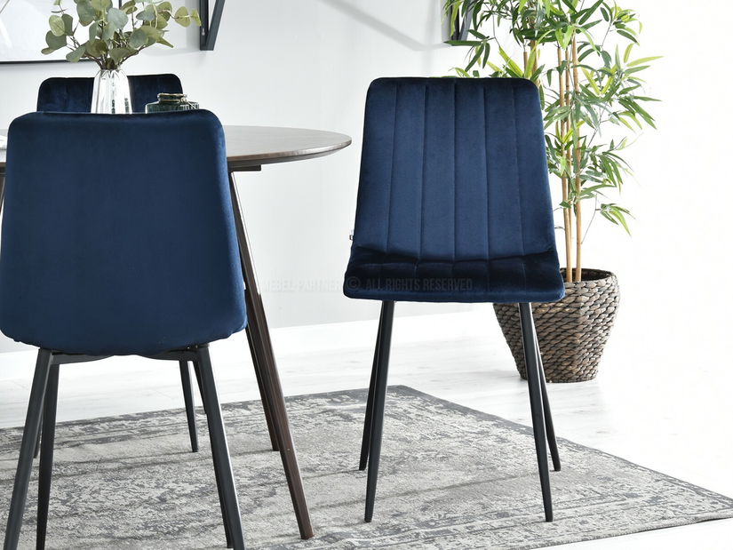 Židle Mia (námořnická + černá)