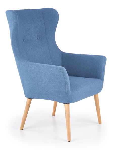 Křeslo ušák Casey (modrá)