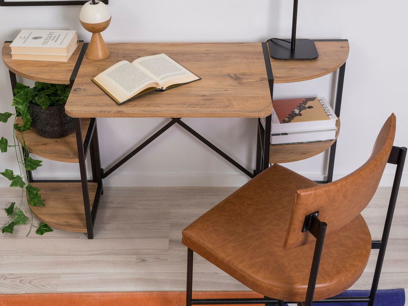 Psací stůl Punale 2 (borovice atlantická + černá)