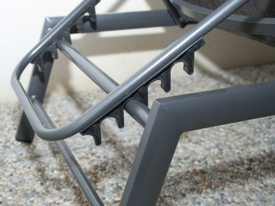 Zahradní lehátko Doppler Venedig (hliník) (hnědá)