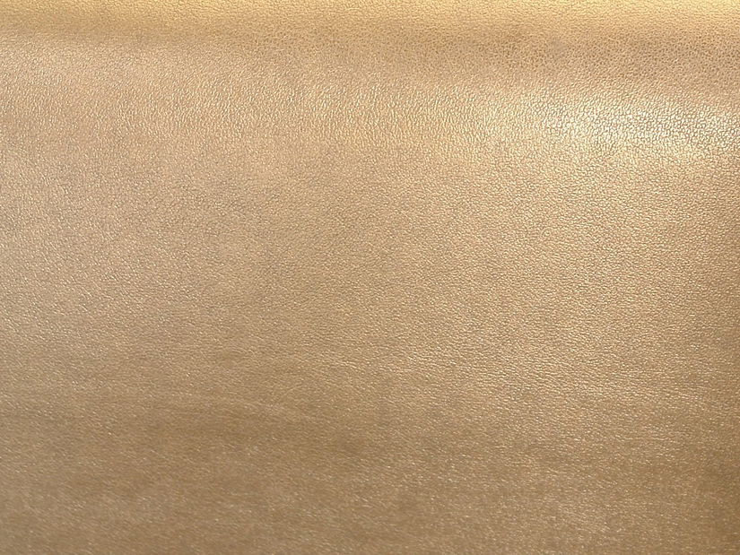 Manželská postel 180 cm PARNAS (s roštem) (zlatá)