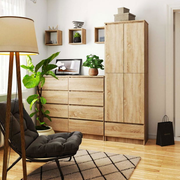 Policová skříň Renzo (dub sonoma) *výprodej