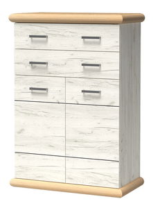 Komoda Kenny 06 (craft bílý + craft zlatý)