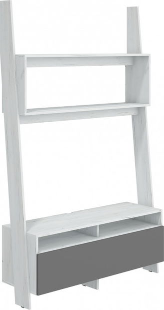 TV stolek/skříňka Raul (craft bílý + grafit)