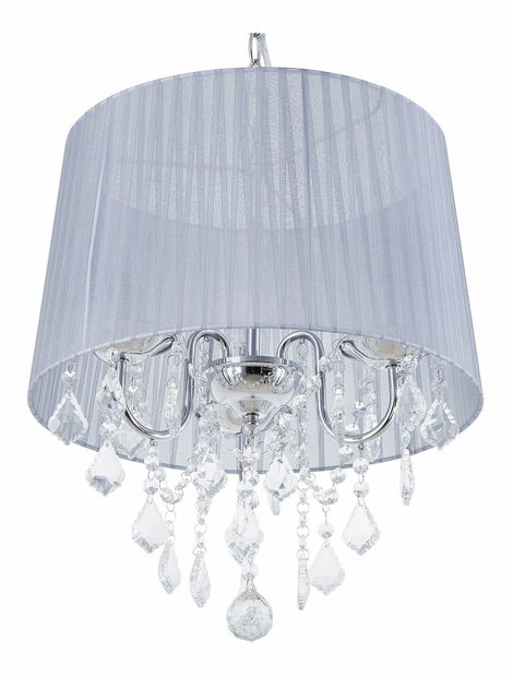 Závěsná lampa Evandale (světlešedá)
