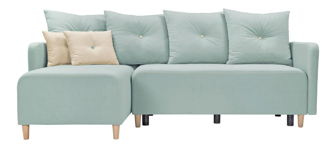 Rohová sedací souprava BRW Sani Lux 3DL.URC (tyrkysová) (L)