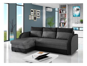 Rohová sedací souprava Julie (tmavě šedá)