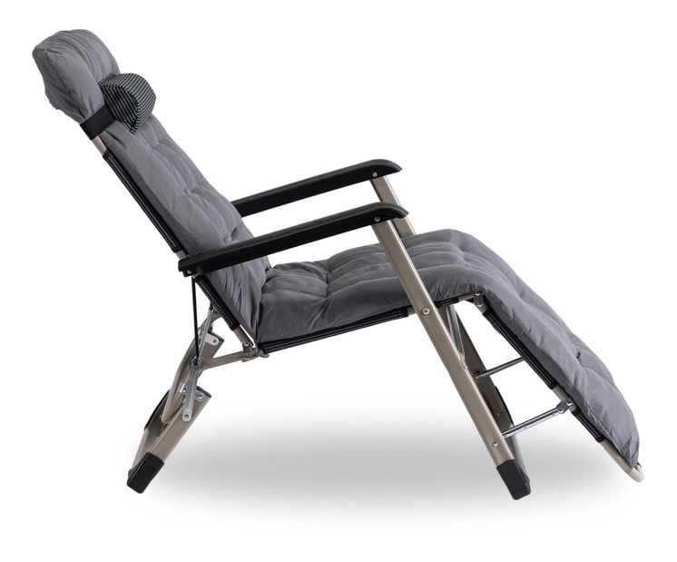 Zahradní lehátko Enfrenta (šedá)