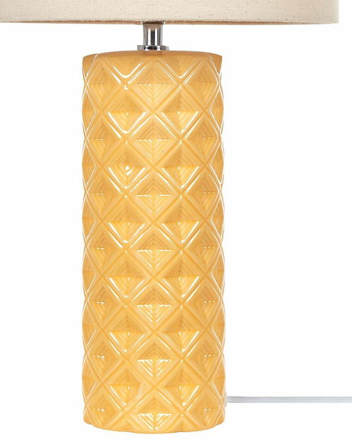 Stolní lampa Betanny (žlutá)