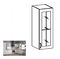 Horní kuchyňská skříňka se sklem W40S Provense (bílá + sosna andersen) (P)