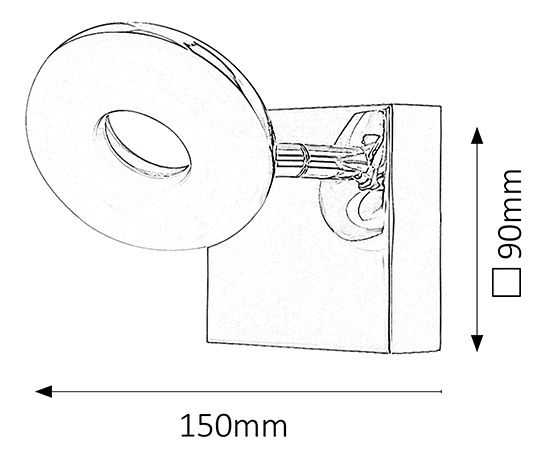 Koupelnové svítidlo Beata 5716 (chromová)