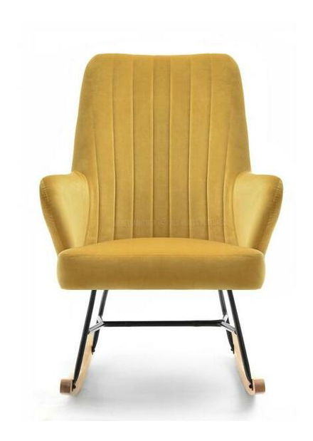 Křeslo Florida (hořčicová + černá)