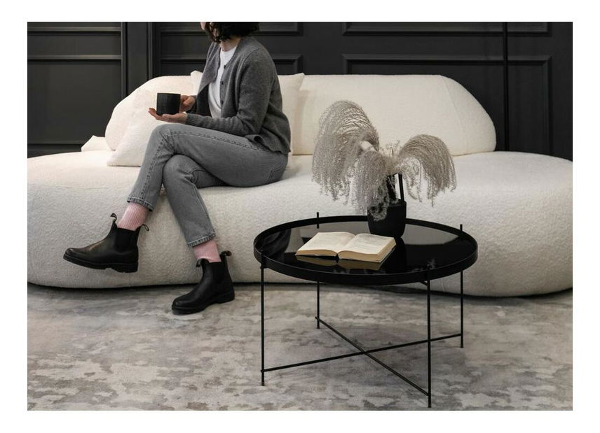 Pohovka trojsedačka Bally (krémová + černá) *výprodej