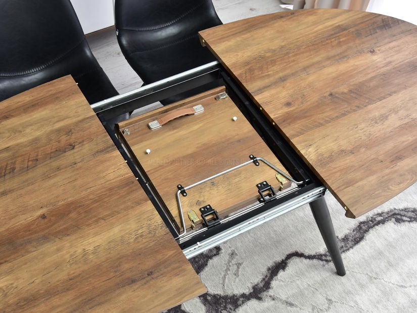 Jídelní stůl Lisbon (ořech + černá)