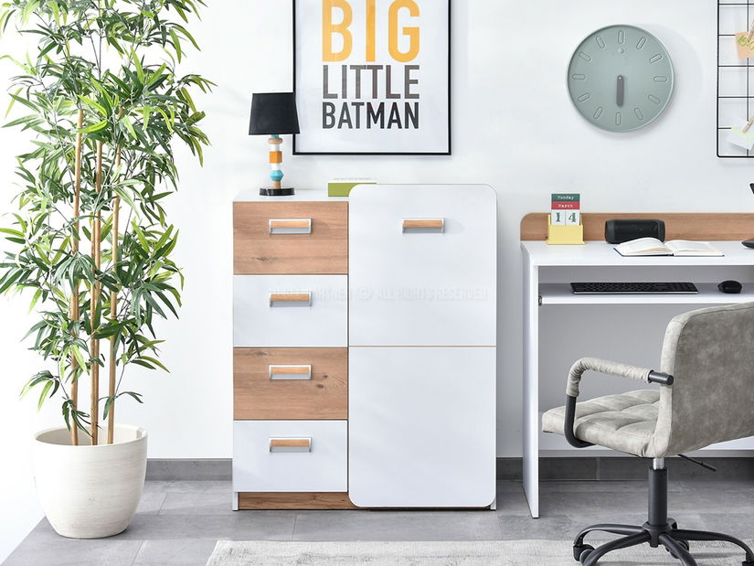 Nábytek do studentského pokoje Clerigo 03 (bílá)