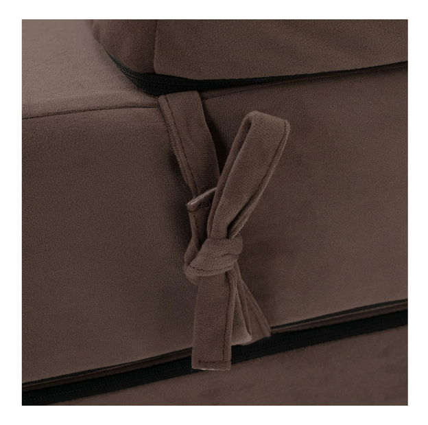 Rozkládací křeslo Viajado (hnědá)