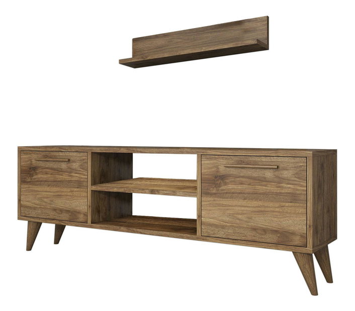 Sada nábytku do obývacího pokoje Povipi 1 (ořech)