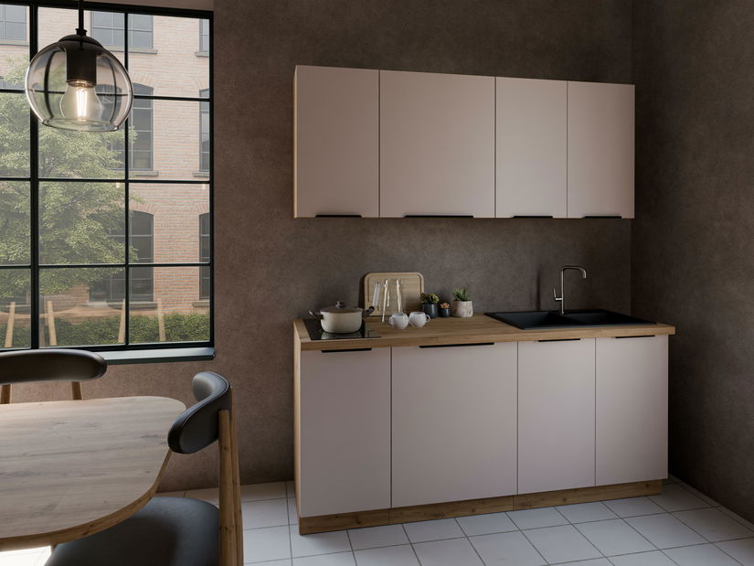 Horní kuchyňská skříňka Sayla 60 GU-36 1F (kašmír + dub artisan)