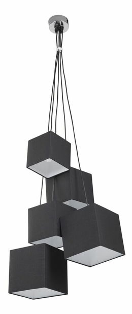 Závěsná lampa Mesci (černá)