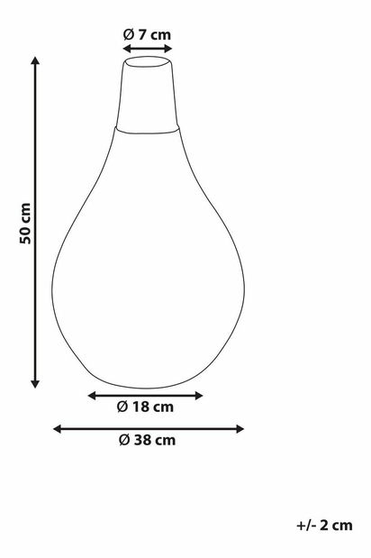 Váza Ombza (bílá)