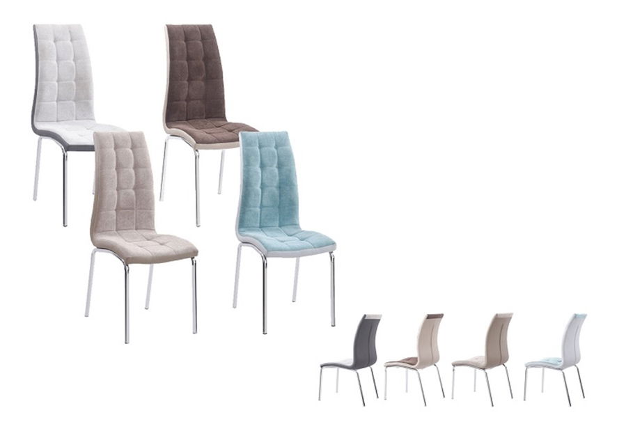 Jídelní židle Gerda new (mentolová + šedá)