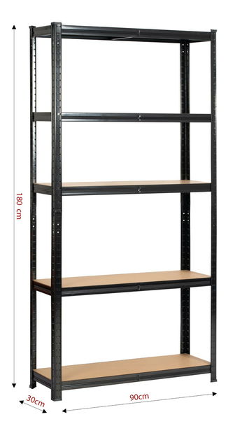 Regál Revisten (černá)