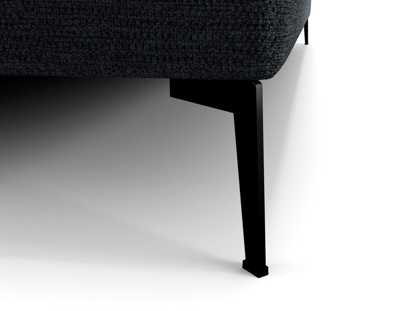 Jednolůžková postel 120 cm Infernus Comfort (černá) (s roštem, s úl. prostorem)