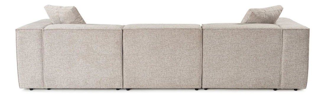 Rohová sedačka Lorella (světlá mocha)